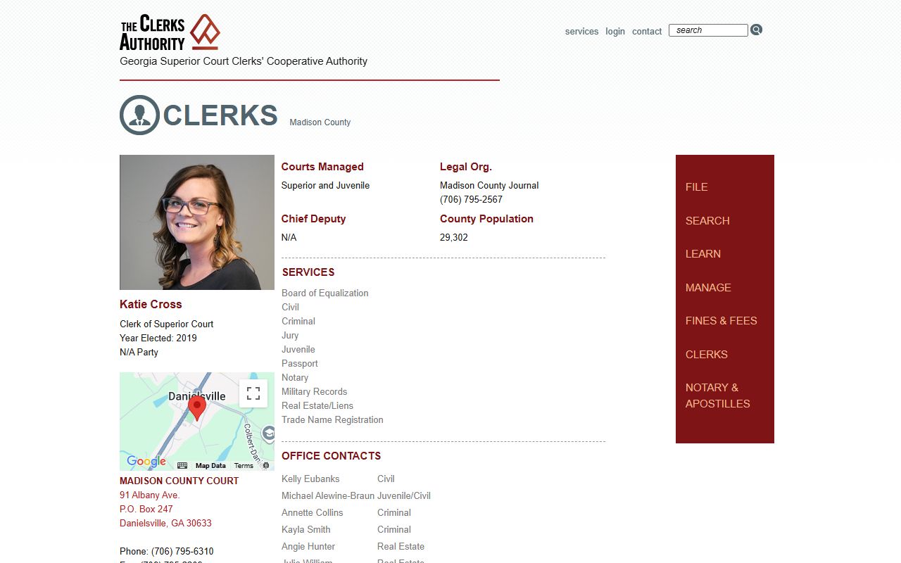 Madison County Clerk GSCCCA page