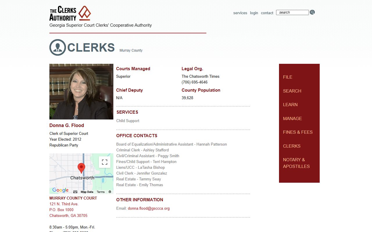 Murray County Clerk GSCCCA page